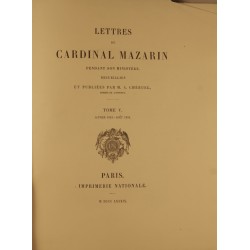 Lettres du cardinal Mazarin...