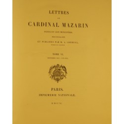 Lettres du cardinal Mazarin...