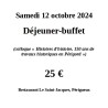 Déjeuner-buffet / Colloque du 12 octobre 2024